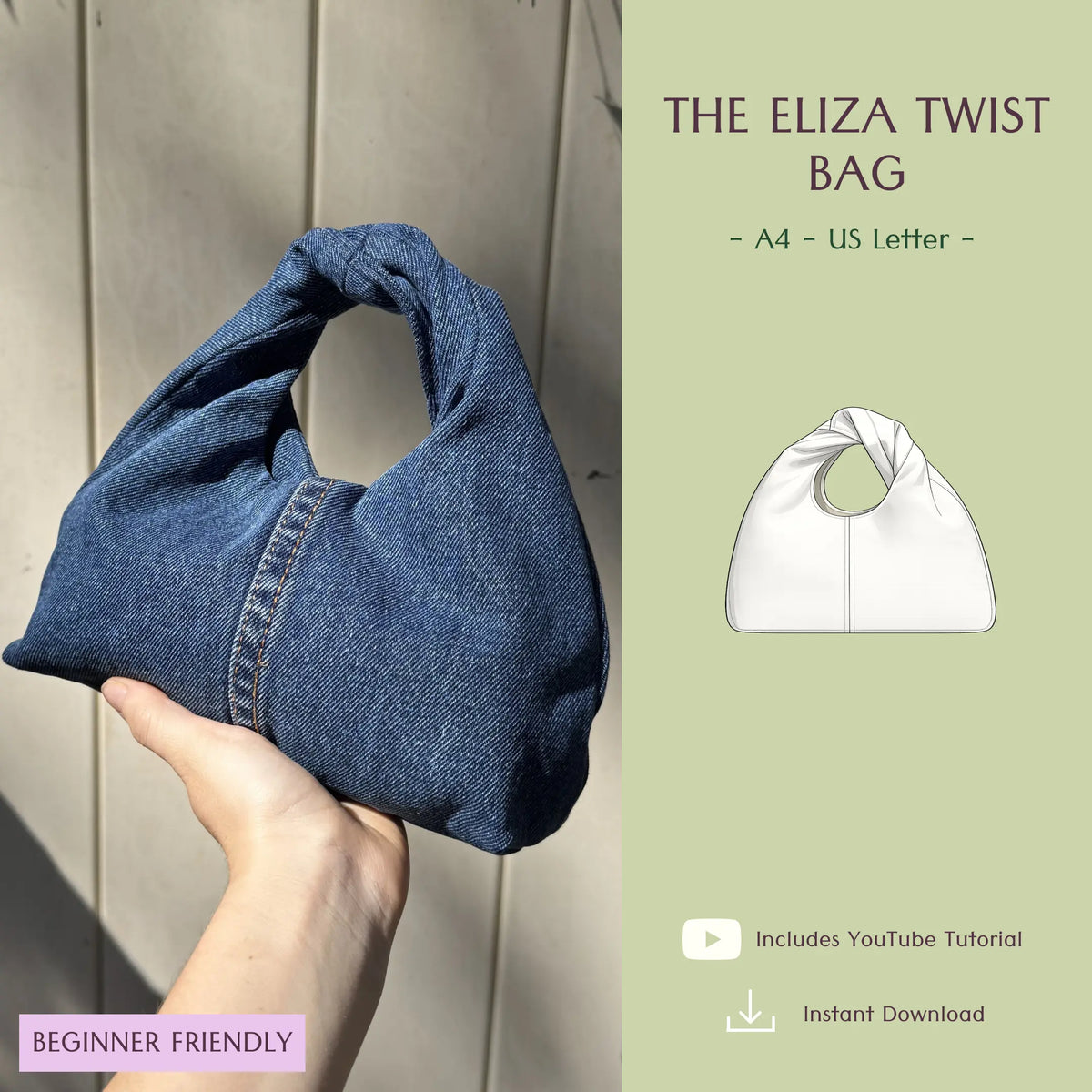 ELIZA TWIST BAG · DIGITAL SEWING PATTERN